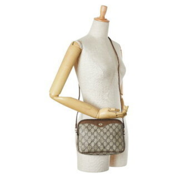 Gucci GG Supreme Shoulder Bag Brown - Picture 9 of 9